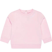 Balmain Baby Embroidered Logo Pink Sweatshirt