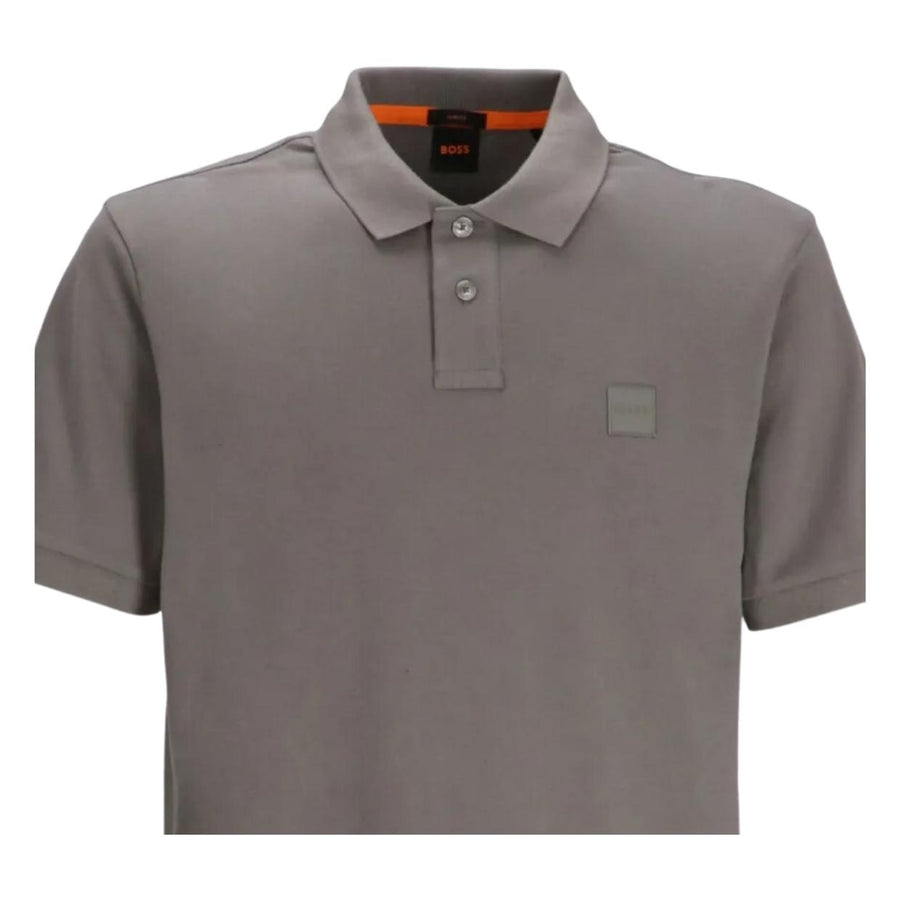 BOSS Slim Fit Passenger Grey Polo Shirt