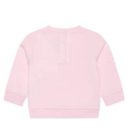 Balmain Baby Embroidered Logo Pink Sweatshirt