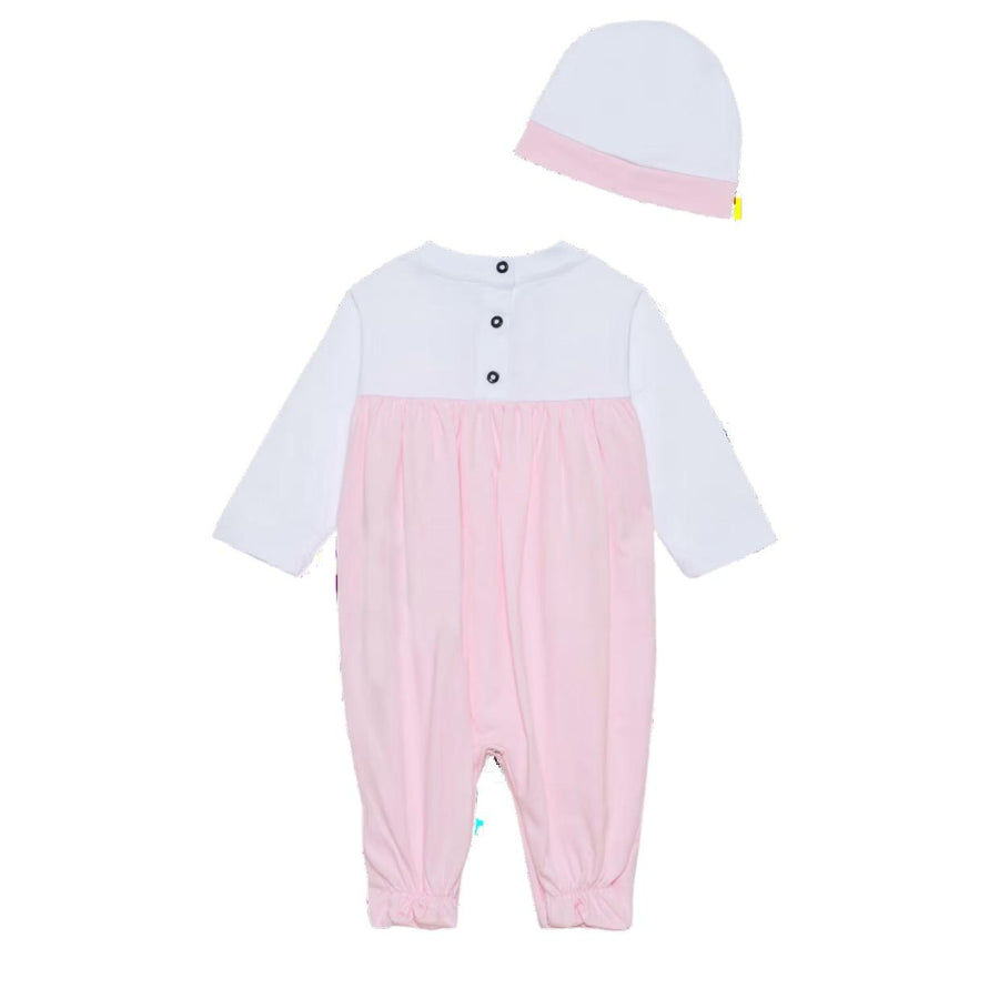 Balmain Baby Pink Two-Piece Set Babygrow