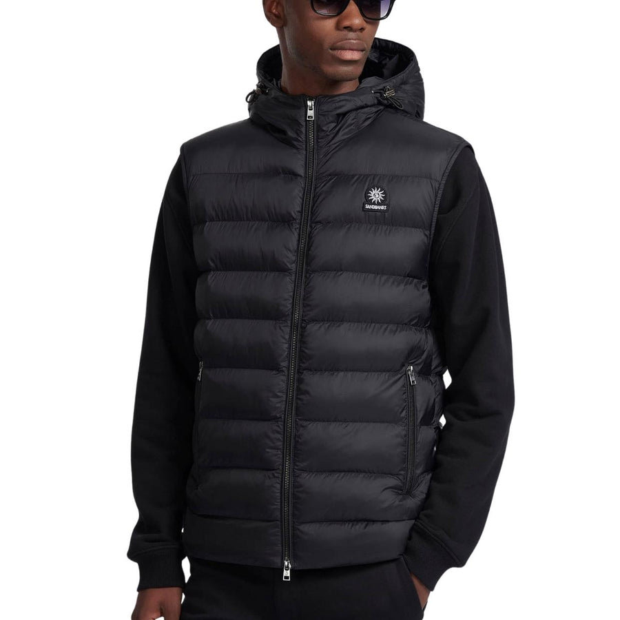 Sandbanks Micro Black Puffer Gilet