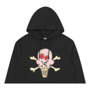 ICECREAM Cones & Bones Black Hoodie