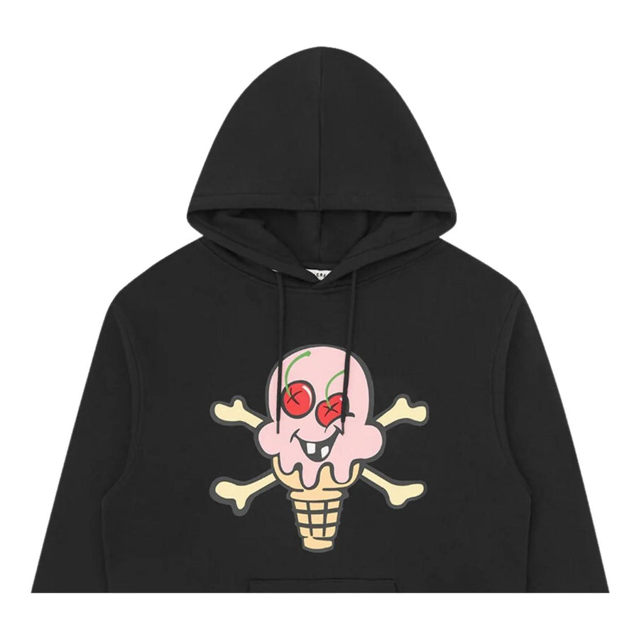 ICECREAM Cones & Bones Black Hoodie