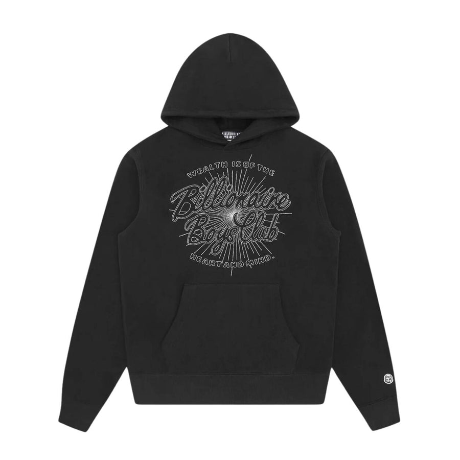 Billionaire Boys Club Script Logo Chainstitch Black Hoodie