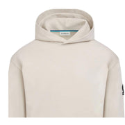 Sandbanks Badge Logo Stone Hoodie