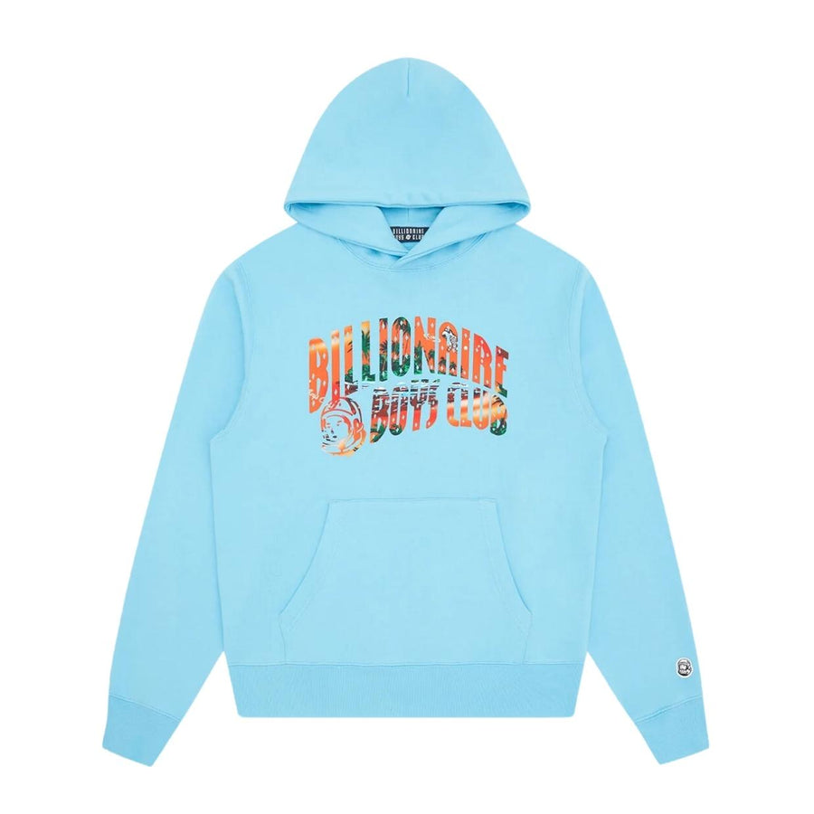 Billionaire Boys Club Tropical Island Fill Arch Logo Blue Hoodie