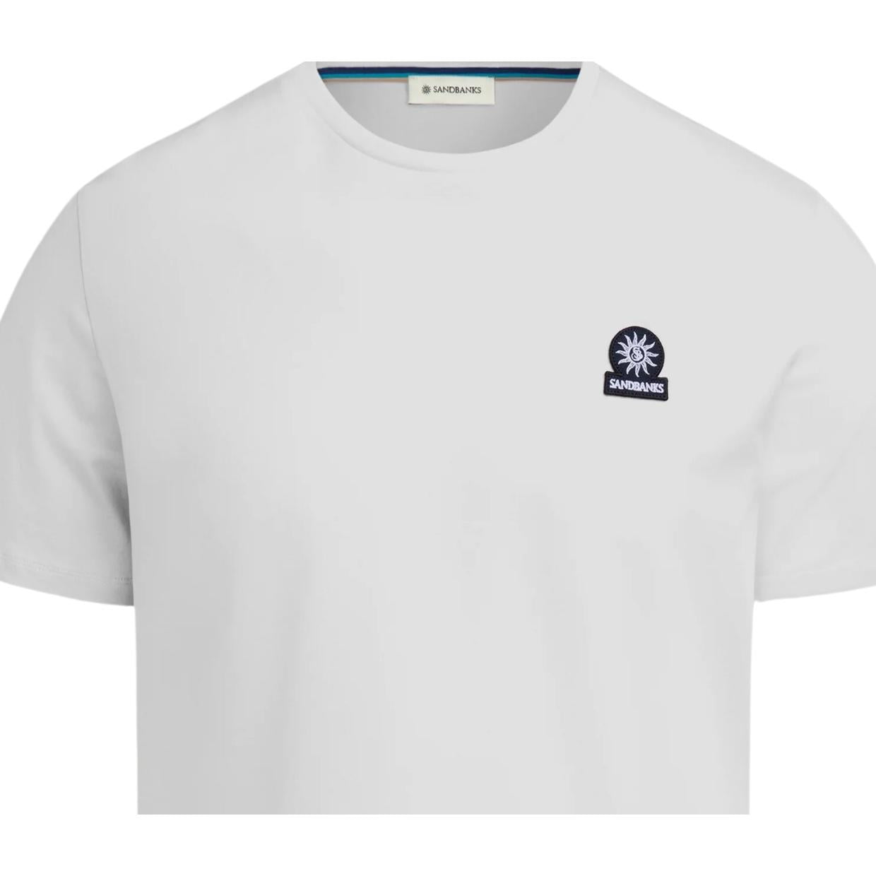 Sandbanks White Slim Fit T-Shirt