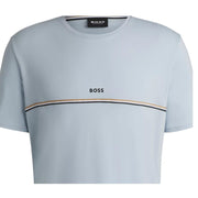 BOSS Signature Stripe Sky Blue Unique T-Shirt