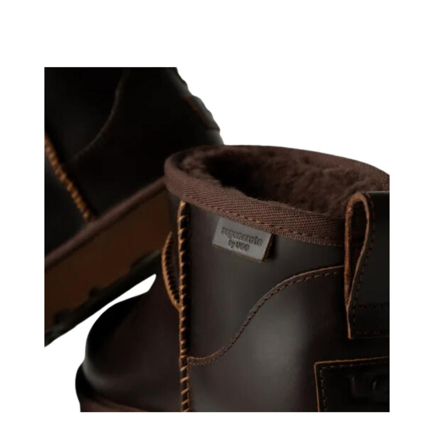 UGG Classic Ultra Mini Leather Regenerate Ironwood Boot