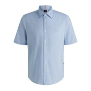 BOSS Rash2 Regular Fit Oxford Cotton Sky Blue Shirt