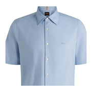 BOSS Rash2 Regular Fit Oxford Cotton Sky Blue Shirt