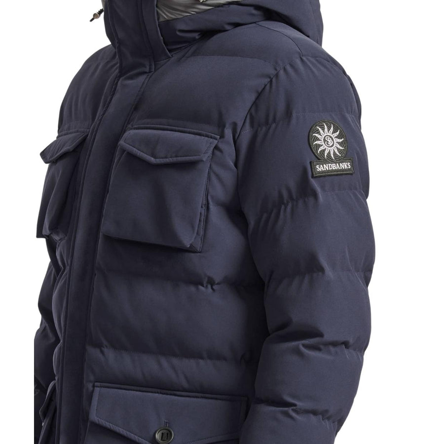 Sandbanks Brakesome Navy Puffer Jacket