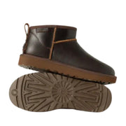 UGG Classic Ultra Mini Leather Regenerate Ironwood Boot