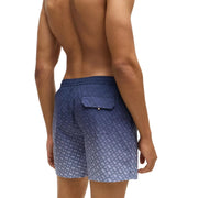 BOSS Degrade Monogram Vale Navy Swim Shorts