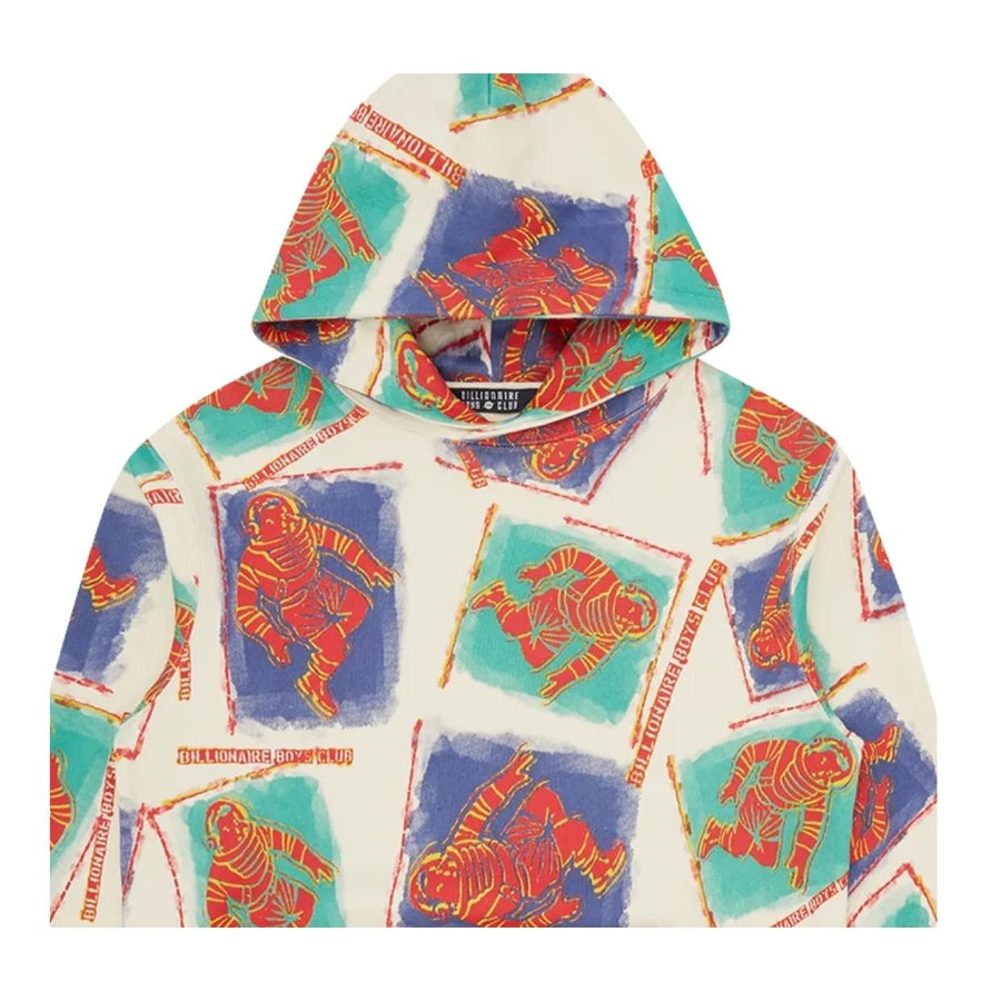 Billionaire Boys Club Ecru Multi Astro Portrait Hoodie