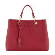 Emporio Armani Medium MyEA Bordeaux Tote Bag