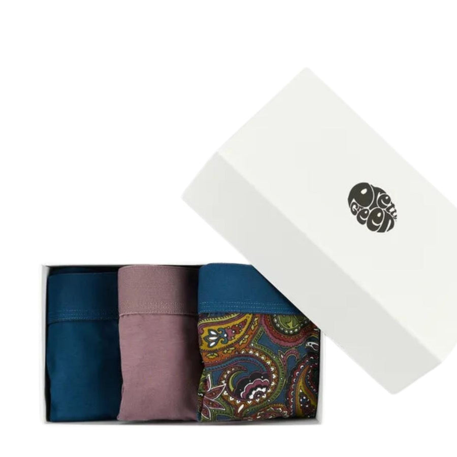 Pretty Green 15th Anniversary Paisley Three-Pack Boxers