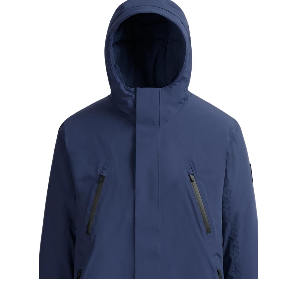 Sandbanks Terrace Waterproof Navy Jacket