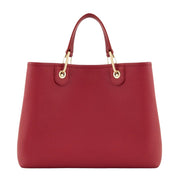 Emporio Armani Medium MyEA Bordeaux Tote Bag