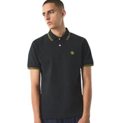 Pretty Green 15th Anniversary Barton Black Polo Shirt