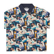 Billionaire Boys Club Ski Print Piquet Multi Polo Shirt