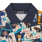 Billionaire Boys Club Ski Print Piquet Multi Polo Shirt