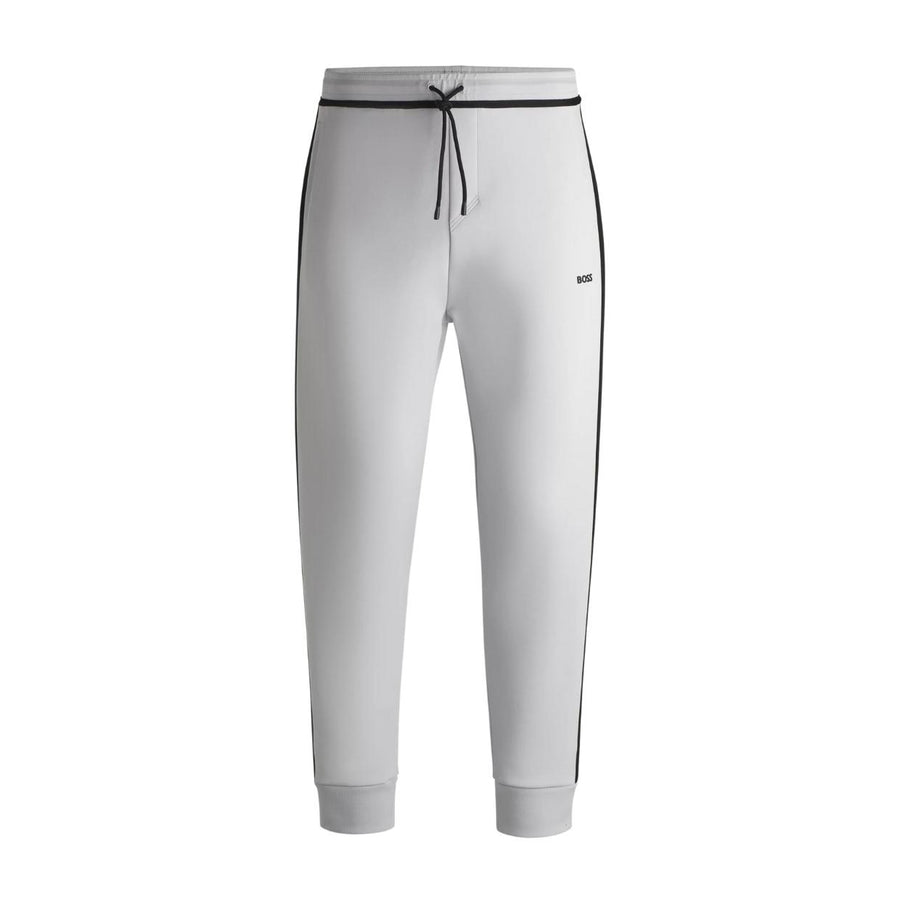 BOSS Hadiko Tape Light Grey Tracksuit Bottoms