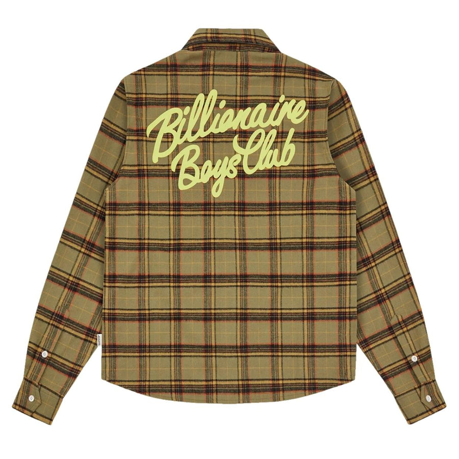 Billionaire Boys Club Green Check Shirt