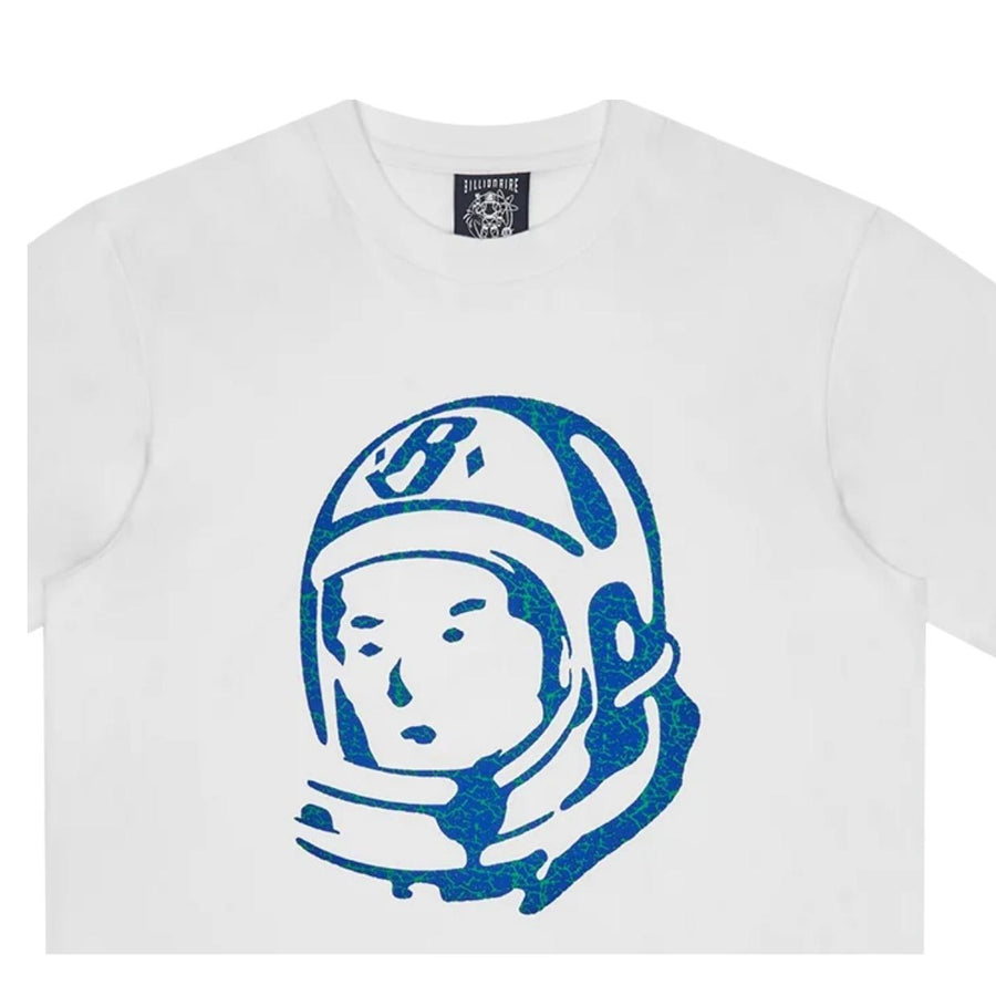 Billionaire Boys Club Cracked Flock Print Astro White T-Shirt