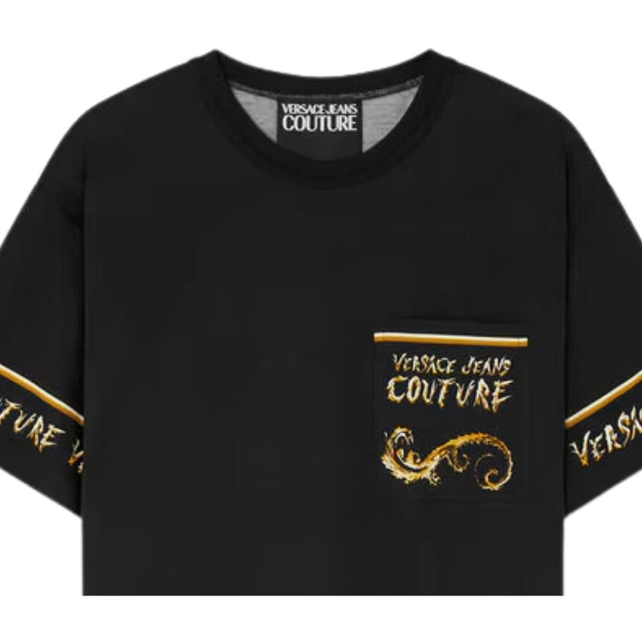 Versace Jeans Couture Chrome Couture Black T-Shirts