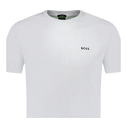 BOSS Contrast Logo Light Grey T-Shirt