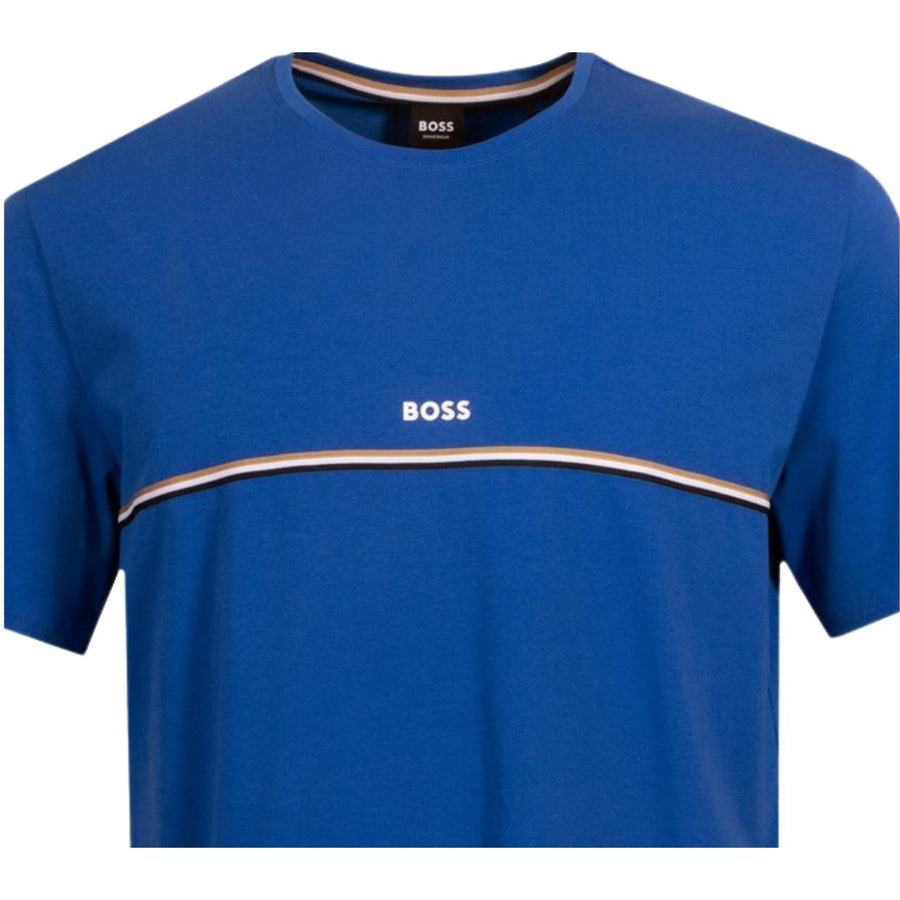 BOSS Signature Stripe Blue Unique T-Shirt