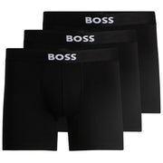 BOSS Regular Rise Stretch Cotton Black Boxers