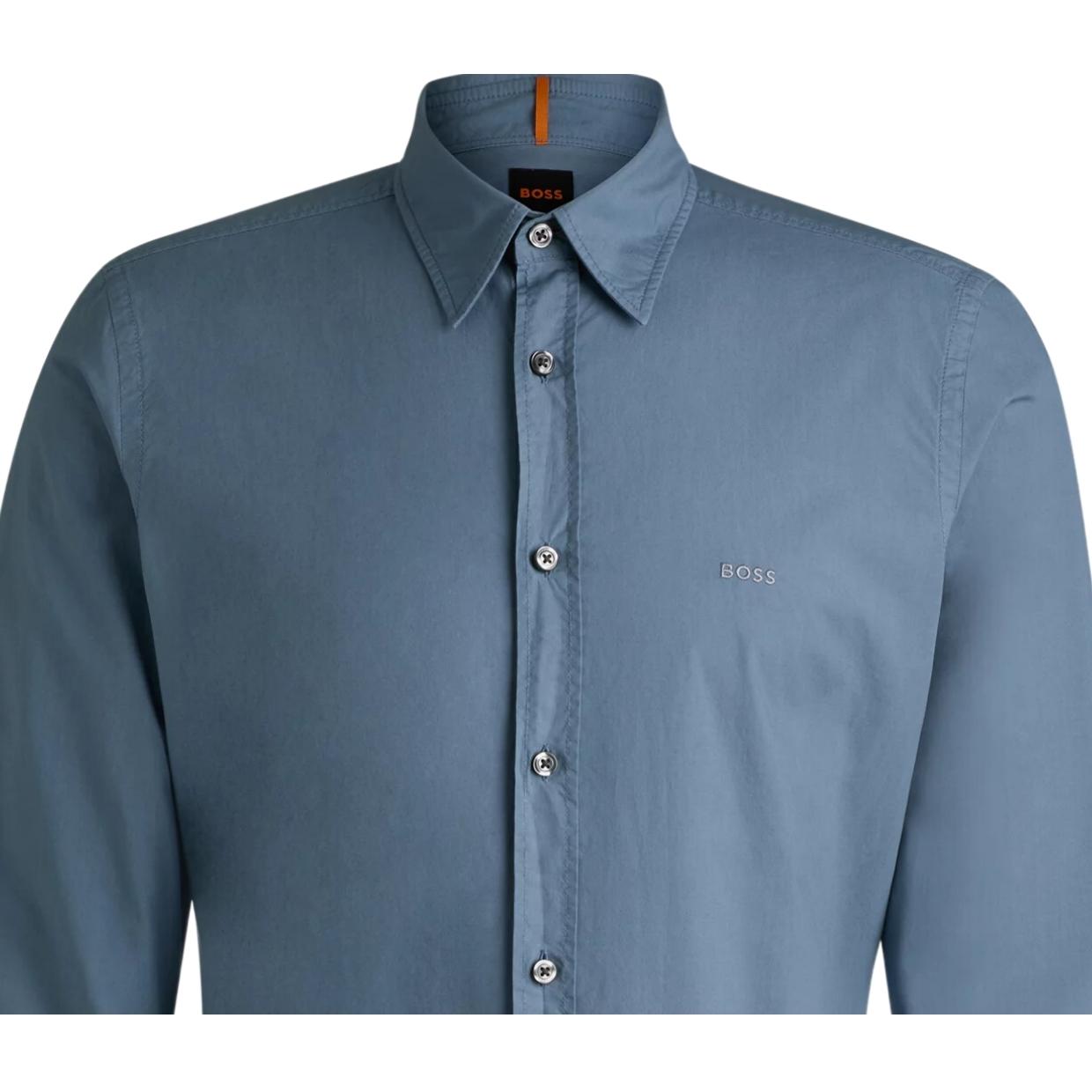 BOSS Relegant Regular Fit Light Blue Shirt