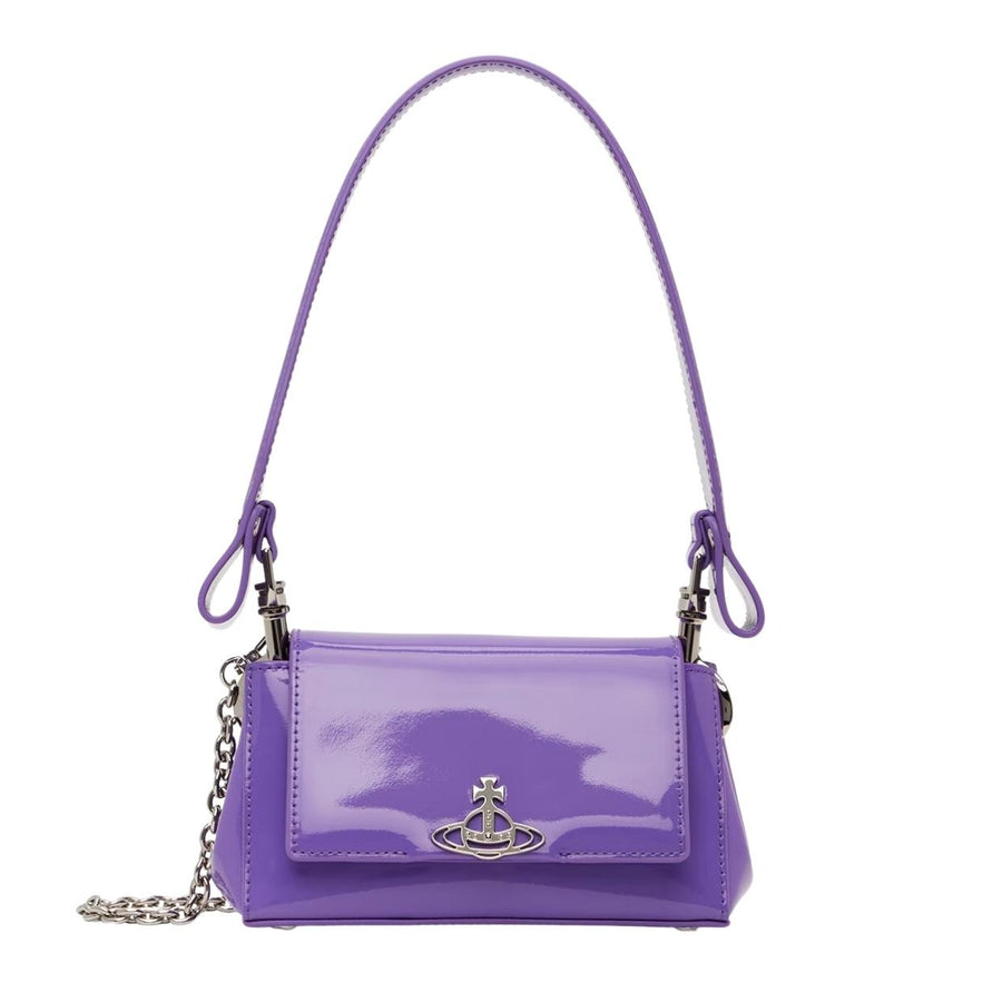 Vivienne Westwood Hazel Medium Purple Shoulder Bag