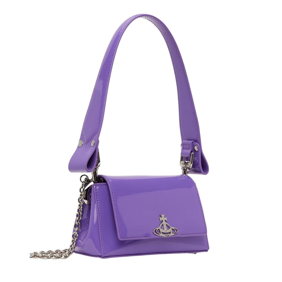 Vivienne Westwood Hazel Medium Purple Shoulder Bag