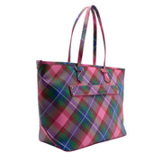 Vivienne Westwood Colette Candy Tartan Print Tote Bag