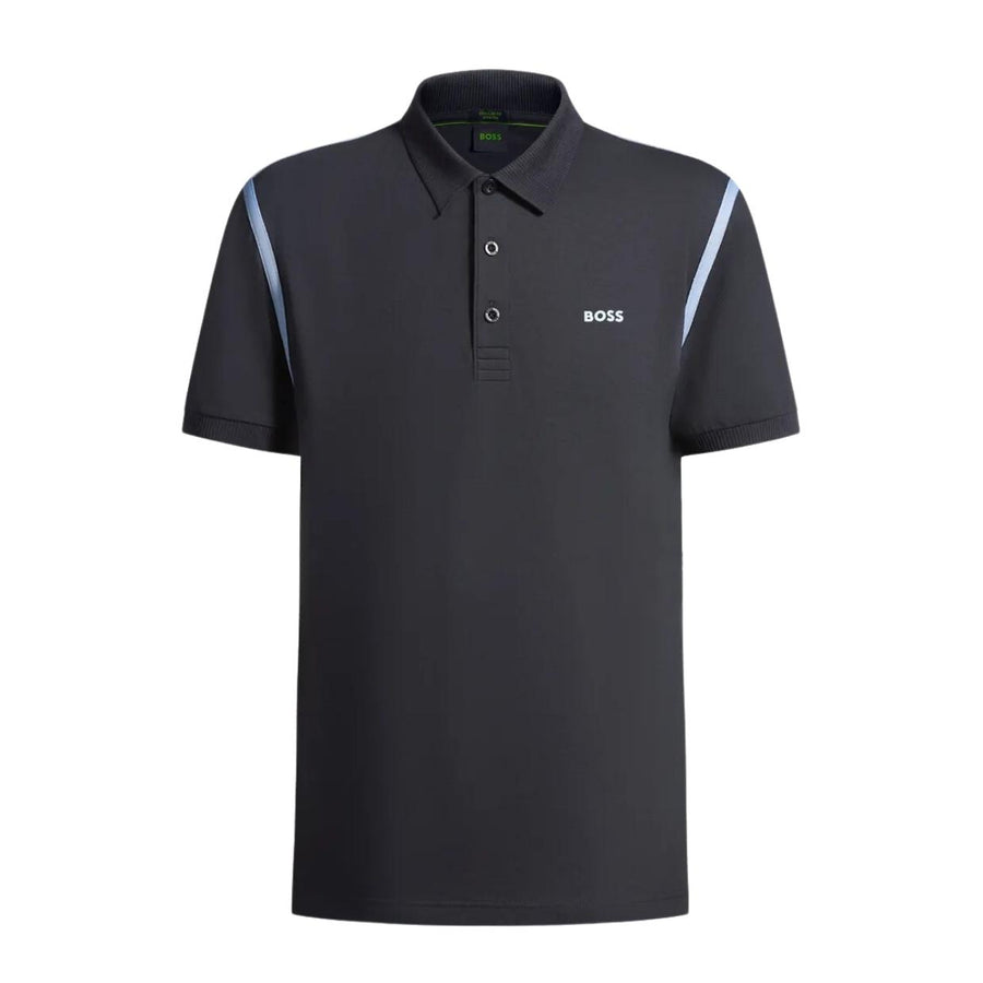 BOSS Paddy Tape Navy Polo Shirt