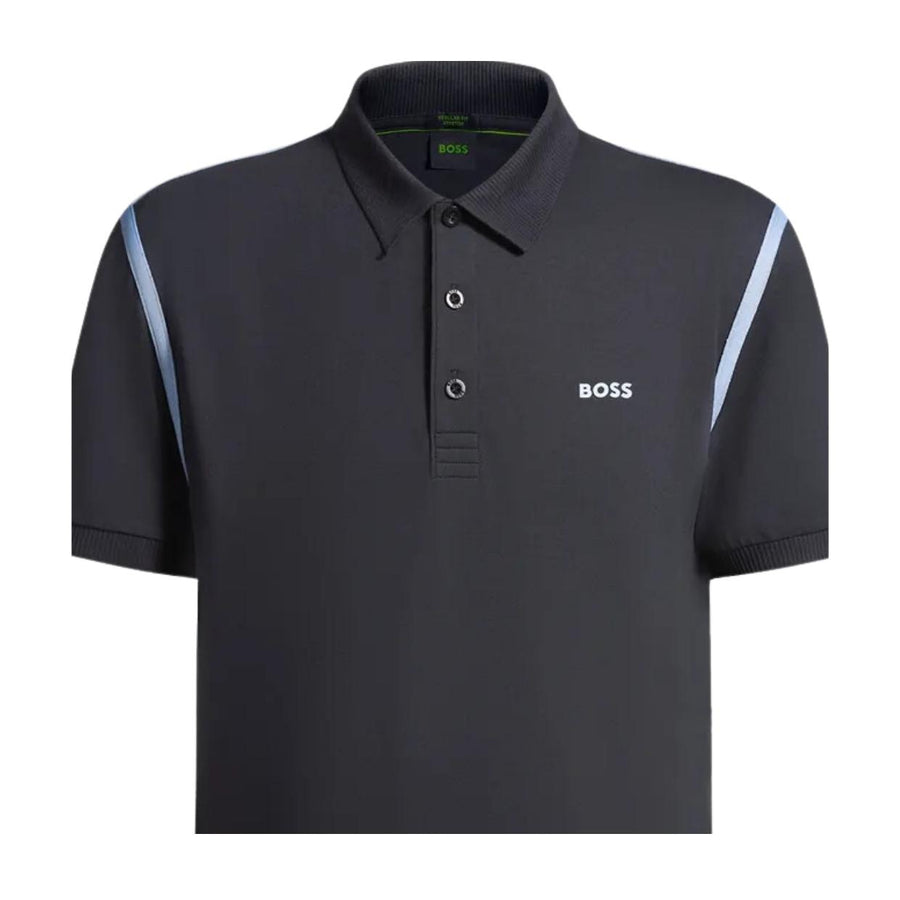 BOSS Paddy Tape Navy Polo Shirt