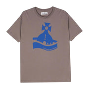 Vivienne Westwood Printed Sunken Orb Classic Grey T-Shirt