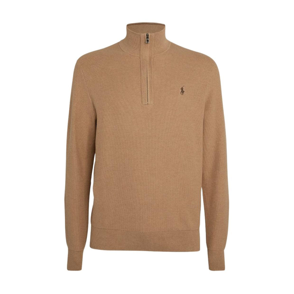 Polo Ralph Lauren Brown Quarter Zip Sweater – Retro Designer Wear