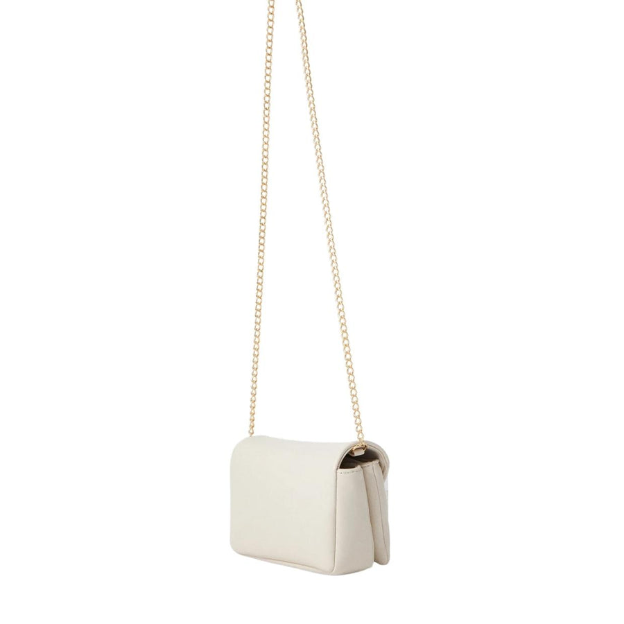 Love Moschino Logo Ivory Small Crossbody Bag