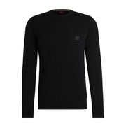 BOSS Kanovano Logo Patch Black Sweatshirt