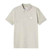 Pretty Green Embroidered Logo Jerry Smoke Grey Polo Shirt