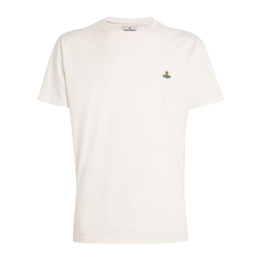 Vivienne Westwood Multicoloured Orb Logo Classic White T-Shirt