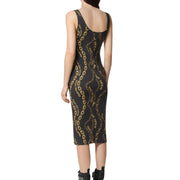 Versace Jeans Couture Chain Couture Midi Dress