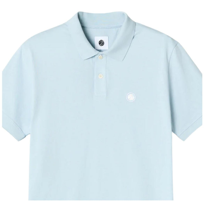 Pretty Green Embroidered Logo Jerry Sky Blue Polo Shirt