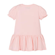 Moschino Baby Pink Teddy Bear Motif Dress