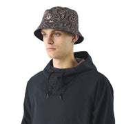 Pretty Green Feltham Reversible Paisley Black Bucket Hat