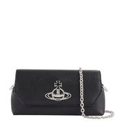 Vivienne Westwood Black Mini Pouch Chain Crossbody Bag